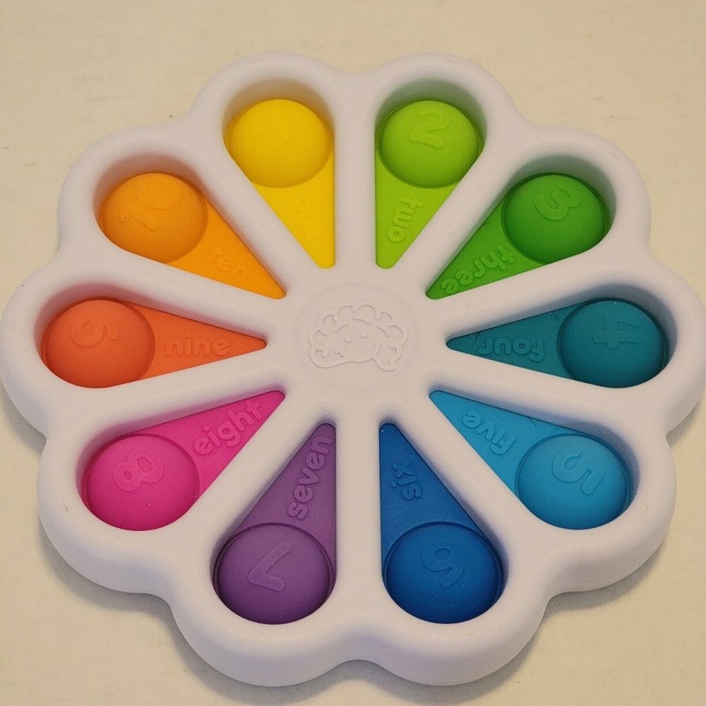 Flower Push Fidget Bubble Pop it stress Relief